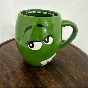 M&M’s World Green Character Mug - "I Melt For No One" 2016 Edition